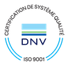 Logo de la certification de système qualité DNV ISO 9001