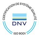 Logo de la certification de système qualité DNV ISO 9001